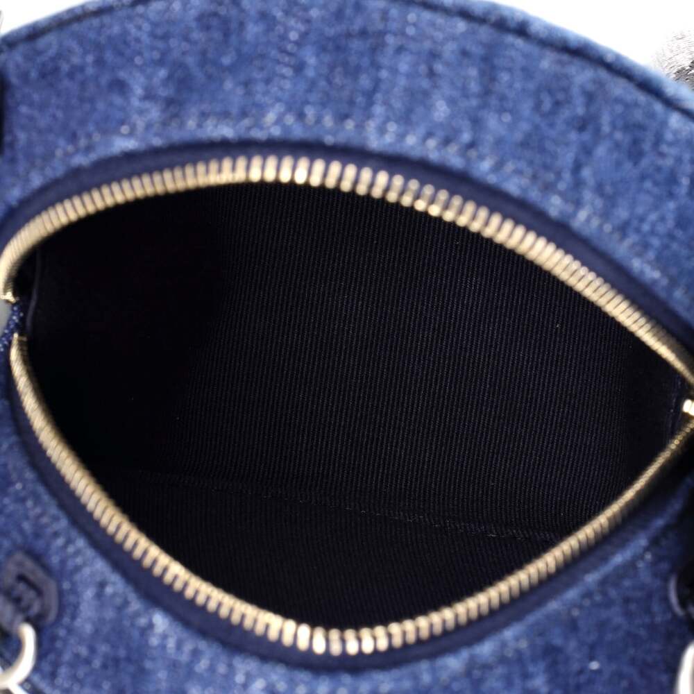 Chanel 19 Round Clutch With Chain #255346C26B - Picture 5 of 6